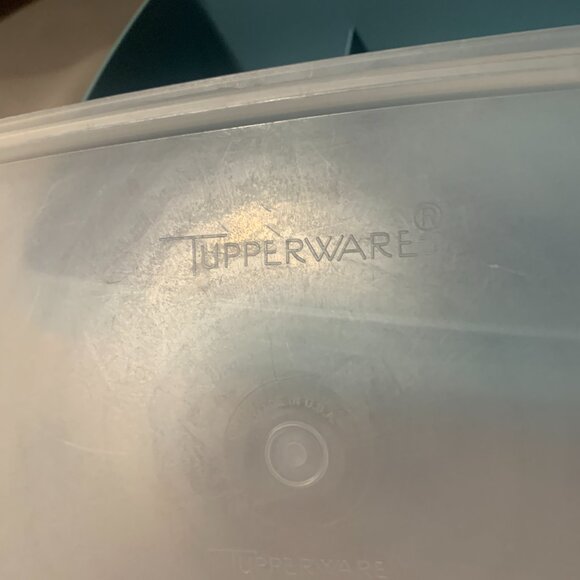 TUPPERWARE - vintage Store n Go Organizer 767-1 TUPPERCRAFT Country Blue, craft - Picture 5 of 7